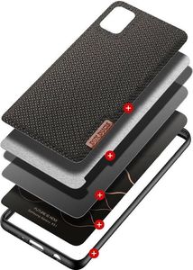 Dux Ducis Dux Ducis Fino etui pokrowiec pokryty nylonowym materiałem Samsung Galaxy A51 zielony 2