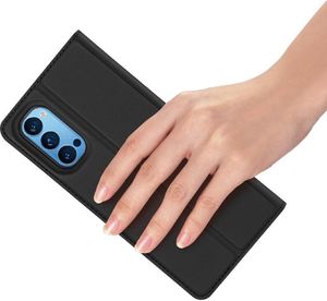 Dux Ducis DUX DUCIS Skin Pro kabura etui pokrowiec z klapką Oppo Reno 4 czarny 9