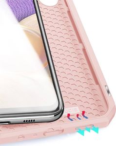 Dux Ducis DUX DUCIS Skin X kabura etui pokrowiec z klapką Samsung Galaxy A32 5G różowy 2