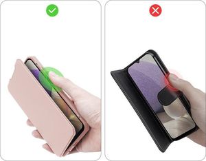 Dux Ducis DUX DUCIS Skin X kabura etui pokrowiec z klapką Samsung Galaxy A32 5G różowy 7