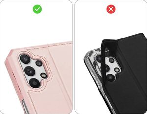 Dux Ducis DUX DUCIS Skin X kabura etui pokrowiec z klapką Samsung Galaxy A32 5G różowy 8