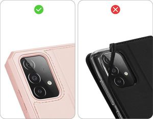 Dux Ducis DUX DUCIS Skin X kabura etui pokrowiec z klapką Samsung Galaxy A52 5G / A52 4G różowy 10
