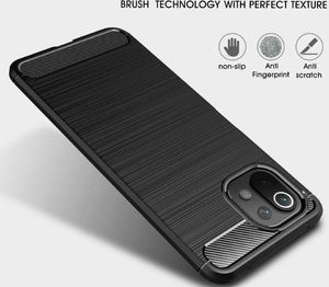Tech-Protect TECH-PROTECT TPUCARBON XIAOMI MI 11 LITE/MI 11 LITE 5G BLACK 4