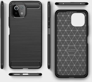 Tech-Protect TECH-PROTECT TPUCARBON XIAOMI MI 11 LITE/MI 11 LITE 5G BLACK 5