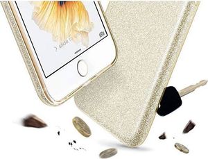 Wozinsky Wozinsky Glitter Case błyszczące etui pokrowiec z brokatem iPhone XS Max czerwony 6