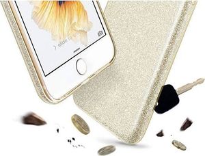 Wozinsky Wozinsky Glitter Case błyszczące etui pokrowiec z brokatem iPhone XS Max jasnoróżowy 6