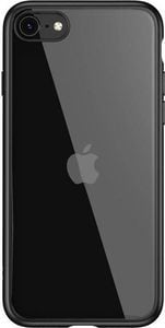 Crong Crong Clear Cover - Etui iPhone SE 2020 / 8 / 7 (czarny) 2