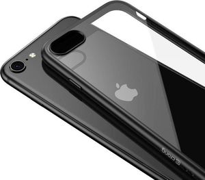 Crong Crong Clear Cover - Etui iPhone SE 2020 / 8 / 7 (czarny) 5