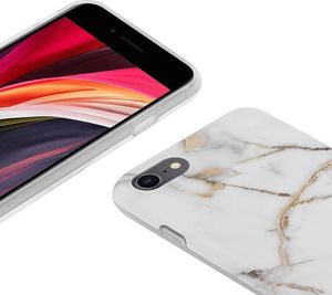 Crong Crong Marble Case Etui iPhone SE 2020 / 8 / 7 (biały) 2