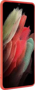 Crong Crong Color Cover - Etui Samsung Galaxy S21 Ultra (czerwony) 2
