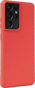 Crong Crong Color Cover - Etui Samsung Galaxy S21 Ultra (czerwony) 3