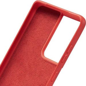 Crong Crong Color Cover - Etui Samsung Galaxy S21 Ultra (czerwony) 5