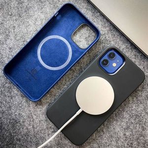 Crong Crong Color Cover Magnetic - Etui iPhone 12 / iPhone 12 Pro MagSafe (granatowy) 6