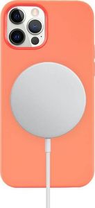 Crong Crong Color Cover Magnetic - Etui iPhone 12 / iPhone 12 Pro MagSafe (koralowy) 2