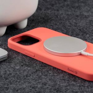 Crong Crong Color Cover Magnetic - Etui iPhone 12 / iPhone 12 Pro MagSafe (koralowy) 7