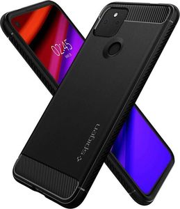 Spigen Etui Rugged Armor Google Pixel 4A 5G czarny/black ACS01885 5