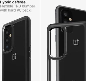 Crong SPIGEN ULTRA HYBRID ONEPLUS 9 MATTE BLACK 5