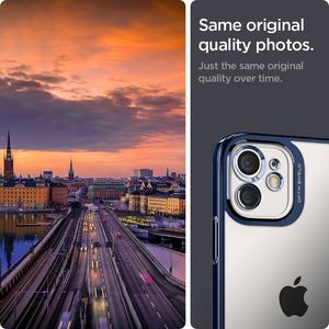 Crong SPIGEN OPTIK CRYSTAL IPHONE 12 CHROME BLUE 3