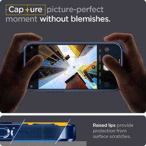 Crong SPIGEN OPTIK CRYSTAL IPHONE 12 CHROME BLUE 5