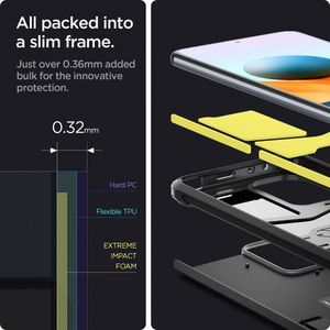 Crong SPIGEN TOUGH ARMOR XIAOMI REDMI NOTE 10 PRO BLACK 12