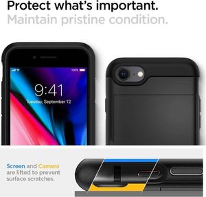 Crong SPIGEN SLIM ARMOR CS IPHONE 7/8/SE 2020 BLACK 3
