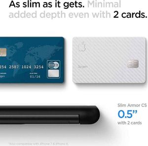 Crong SPIGEN SLIM ARMOR CS IPHONE 7/8/SE 2020 BLACK 4