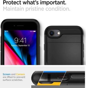 Crong SPIGEN SLIM ARMOR CS IPHONE 7/8/SE 2020 BLACK 8