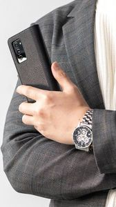 Ringke Ringke Folio Signature skórzane etui z klapką do Samsung Galaxy Z Fold 2 5G czarny (FSS87R55) 2