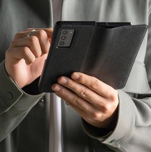 Ringke Ringke Folio Signature skórzane etui z klapką do Samsung Galaxy Z Fold 2 5G czarny (FSS87R55) 5