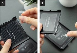 Ringke Ringke Folio Signature skórzane etui z klapką do Samsung Galaxy Z Fold 2 5G czarny (FSS87R55) 10