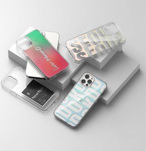 Ringke Ringke Fusion Design pancerne etui pokrowiec z żelową ramką iPhone 12 Pro / iPhone 12 różowo-zielony (GNAP0024) 5