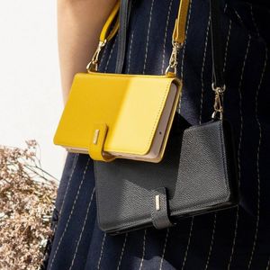 Ringke Ringke Folio Signature skórzane etui z klapką i paskiem na ramię do Samsung Galaxy Note 20 Ultra czarny (FS81R55) 6