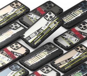 Ringke Ringke Fusion X Design etui pancerny pokrowiec z ramką iPhone 12 Pro / iPhone 12 czarny (Routine) (XDAP0023) 6