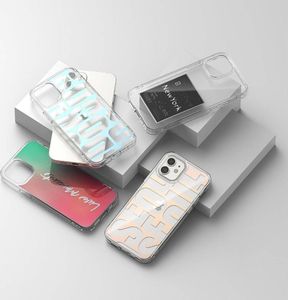 Ringke Ringke Fusion Design pancerne etui pokrowiec z żelową ramką iPhone 12 mini różowo-zielony (GNAP0020) 5