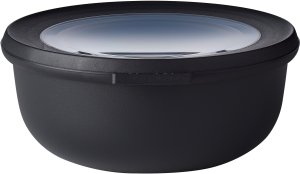 Mepal Zestaw 4 misek Cirqula okrągła 350 750 1250 2250 Nordic Black 106232041100 4
