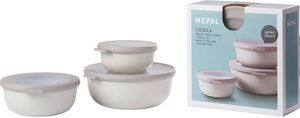 Mepal Zestaw 3 misek Cirqula okrągła 350 750 1250 Nordic White 106230032500 5
