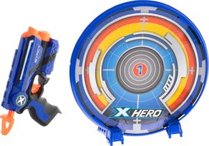 KIK Wyrzutnia karabin maszynowy NERF 8 strzałek tarcza 2