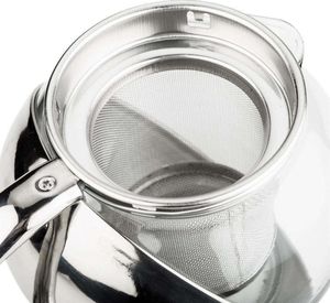 NAVA Dzbanek imbryk z sitkiem do zaparzania ZAPARZACZ szklany do herbaty ziół 0,5L 4