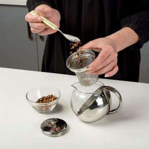 NAVA Dzbanek imbryk z sitkiem do zaparzania ZAPARZACZ szklany do herbaty ziół 0,5L 6