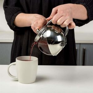 NAVA Dzbanek imbryk z sitkiem do zaparzania ZAPARZACZ szklany do herbaty ziół 0,5L 10