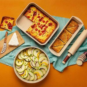 NAVA Tortownica forma blacha okrągła ceramiczna granitowa TERRESTRIAL do pieczenia ciasta biszkoptu tortu pizzy 36 cm 8