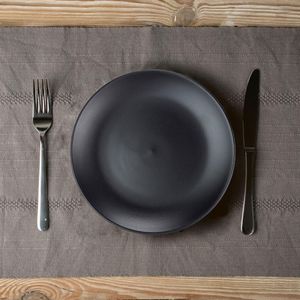 NAVA Talerz ceramiczny SOHO CZARNY deserowy płytki 21 cm 2