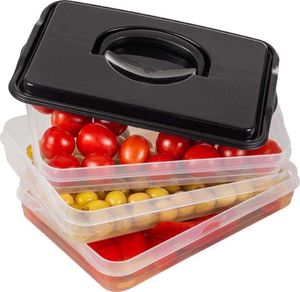 Vilde Pojemnik organizer na wędliny sery 3-poziomowy do lodówki 5