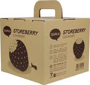 Qualy Pojemnik do przechowywania Storeberry czerwony 10243-RD 4