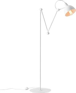 Lampa podłogowa Aldex Industrialna lampa stojąca Aldex AIDA 814A biała 1