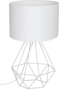 Lampa stołowa Milagro Lampka nocna biała Milagro BASKET z drutu MLP7193 1