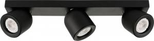 Lampa sufitowa Italux Spot natynkowy czarny Italux Nuora SPL-2855-3B-BL 1