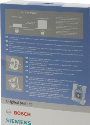 Worek do odkurzacza Siemens PowerProtect Type G ALL (VZ41FGALL) 3