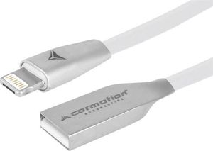 Kabel USB Carmotion USB-A - Lightning 1.2 m Biały 1