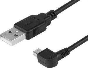 Kabel USB Carmotion USB-A - miniUSB 1.2 m Czarny 1